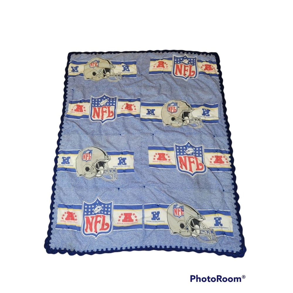 Vtg 1995 NFL Blanket Comforter